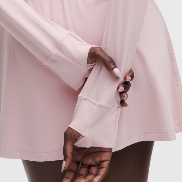 Lululemon Define Cropped Jacket Nulu Pink Haze Size 14 Sz 14 - Picture 6 of 6